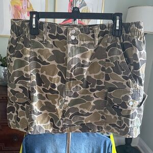Vans Camouflage Cargo Skirt